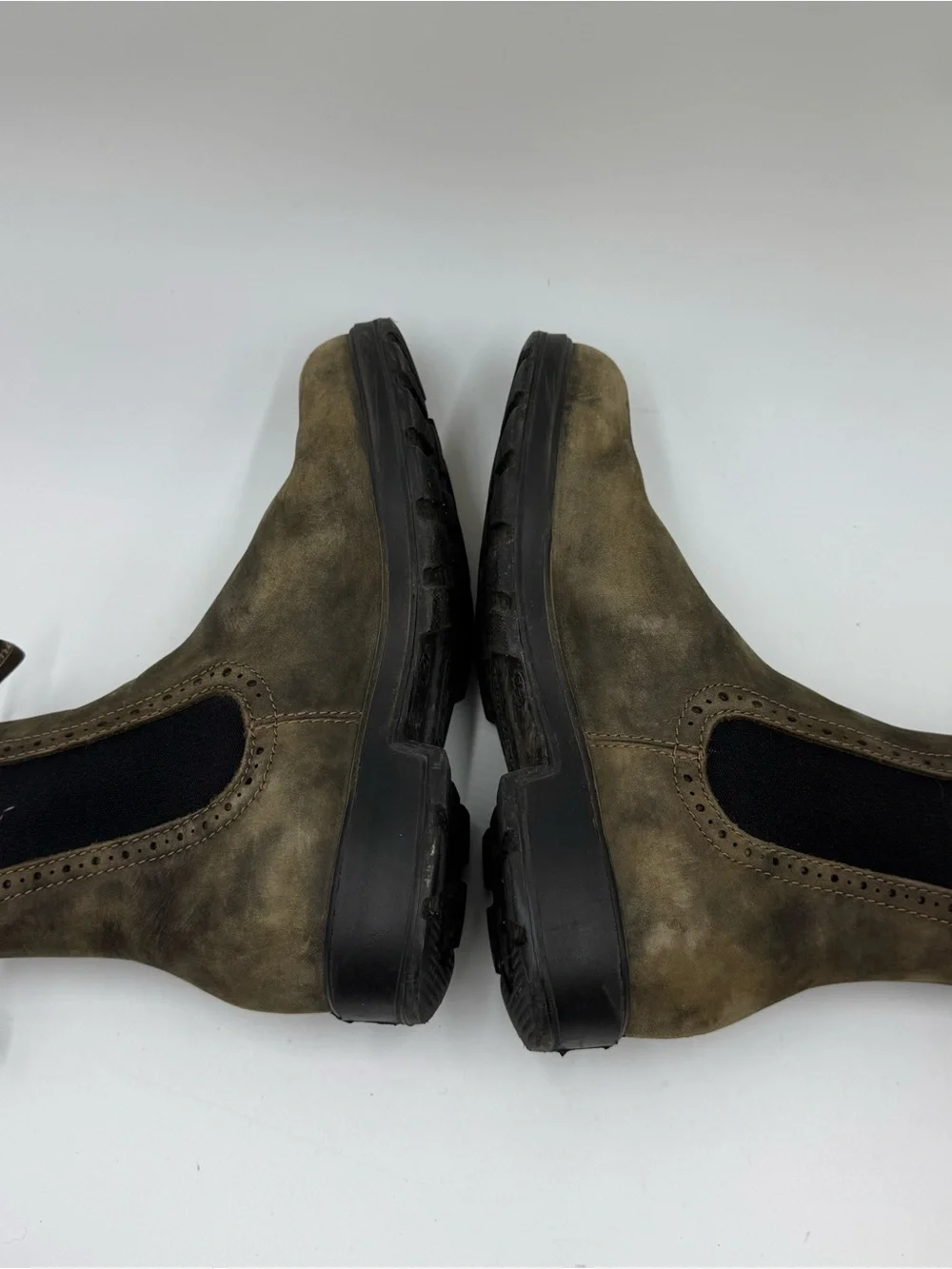 Blundstone Men's Chelsea Boots — Olive Brown